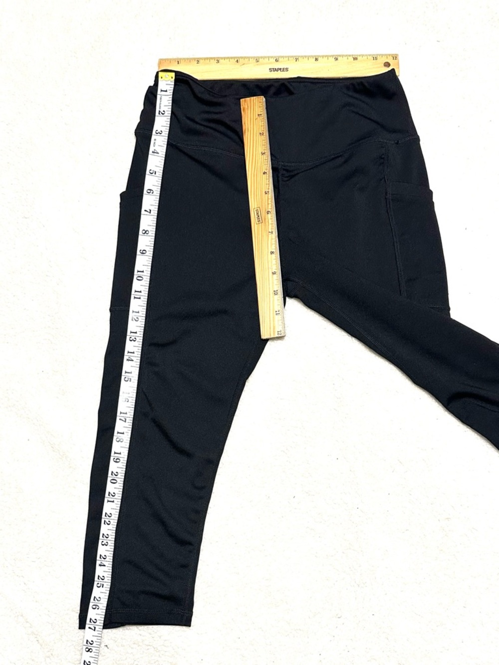 5/$15💥 Black Cargo Capri Shorts & Navy Jogger Pants Athletic Lounge Bundle Lot - Picture 10 of 14